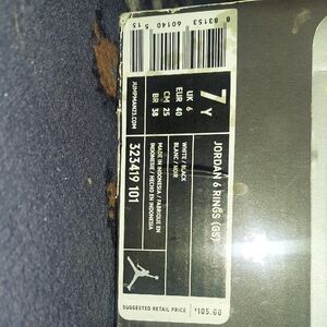 USED...Jordan 6 Rings GS Sneakers